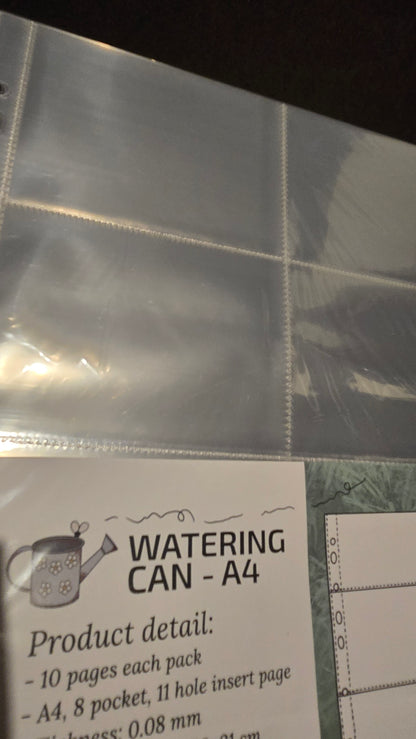 B-graded Oopsie!! Watering Can - A4 Pagine con 8 tasche per raccoglitori