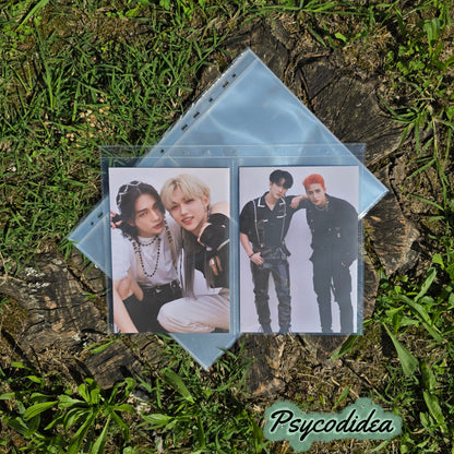 A4 Pagine con 2 tasche orizzontali per raccoglitori esempio