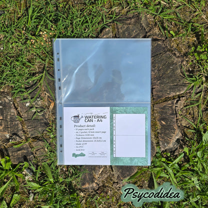 A4 Pagine con 2 tasche orizzontali per raccoglitori confezione