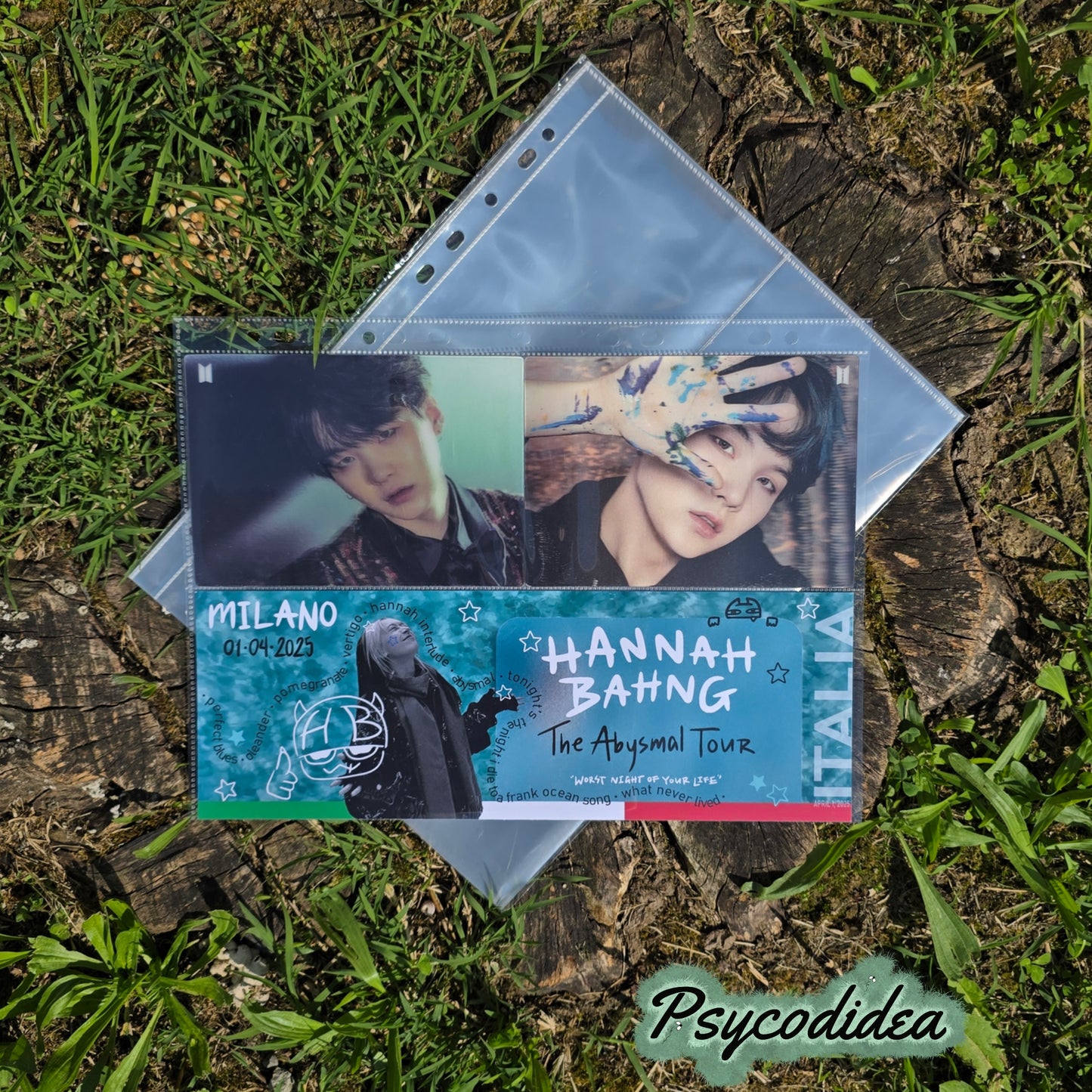 A4 Pagine con 2 tasche verticali per raccoglitori esempio