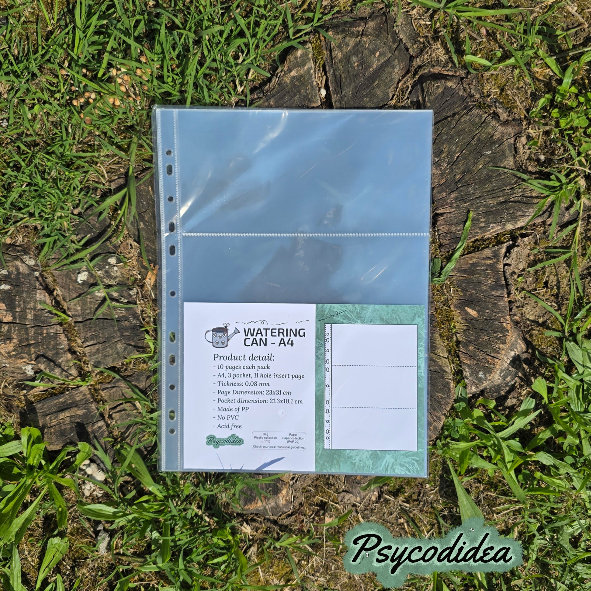 A4 Pagine con 3 tasche orizzontali per raccoglitori confezioni