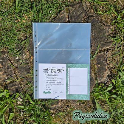 A4 Pagine con 3 tasche orizzontali per raccoglitori confezioni