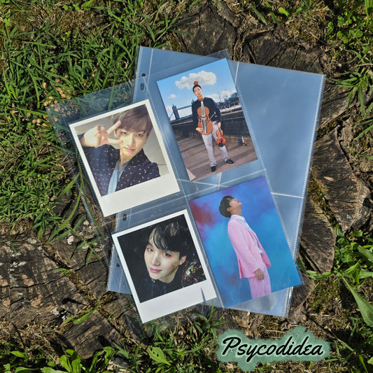 A4 Pagine con 4 tasche per raccoglitori esempio