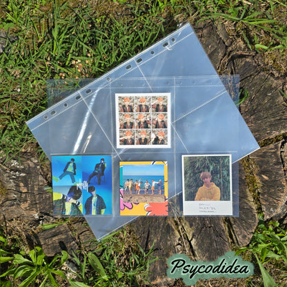 A4 Pagine con 6 tasche per raccoglitori esempio