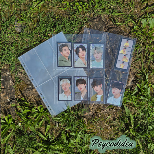 A4 Pagine con 6 tasche verticali per raccoglitori esempio