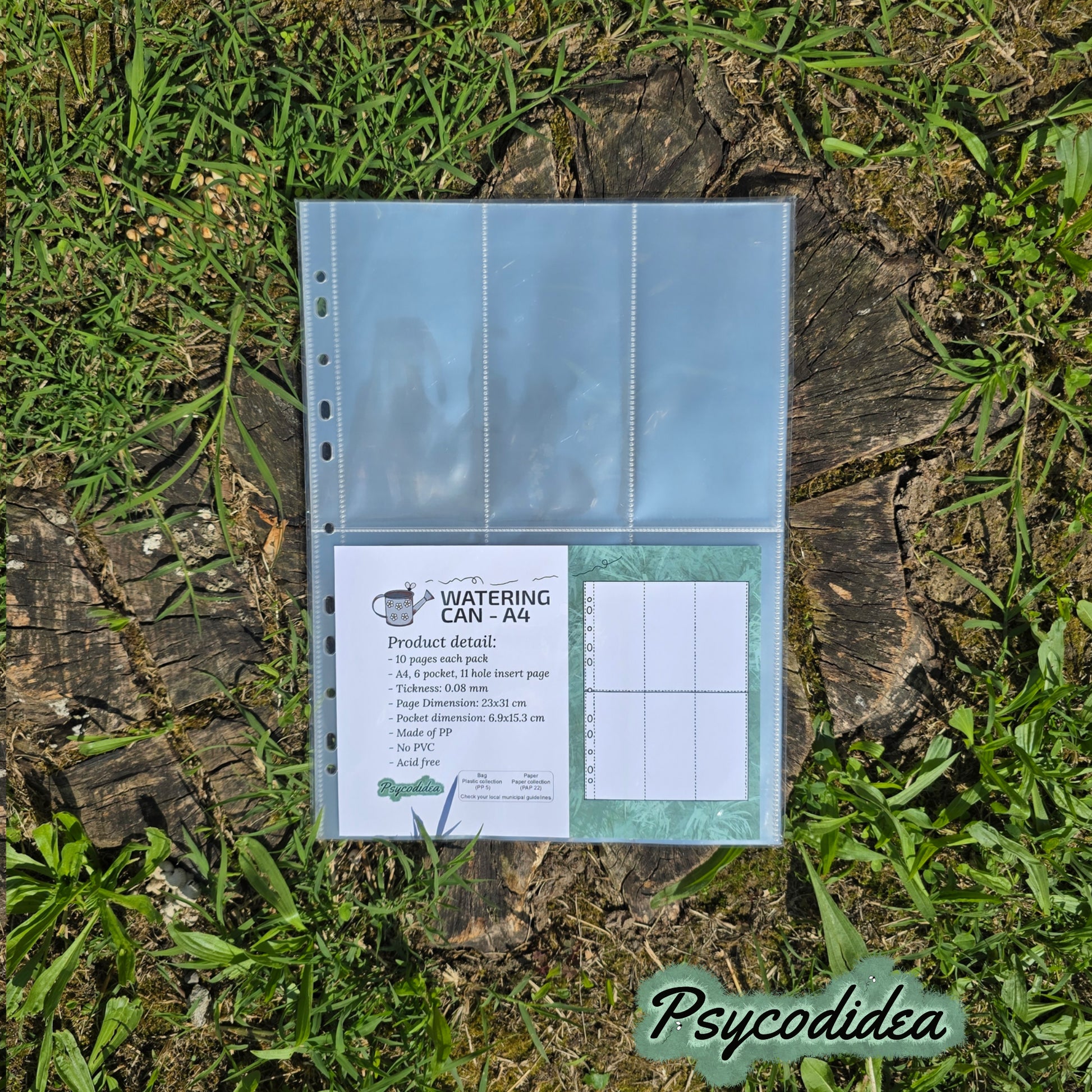 A4 Pagine con 6 tasche verticali per raccoglitori confezione