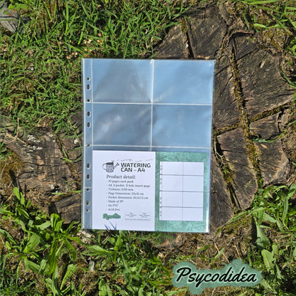 A4 Pagine con 8 tasche per raccoglitori confezione