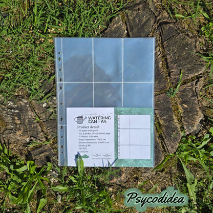 A4 Pagine con 9 tasche per raccoglitori confezione