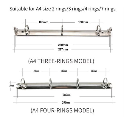 Watering Can - A4 Pagine con 2 tasche orizzontali per raccoglitori