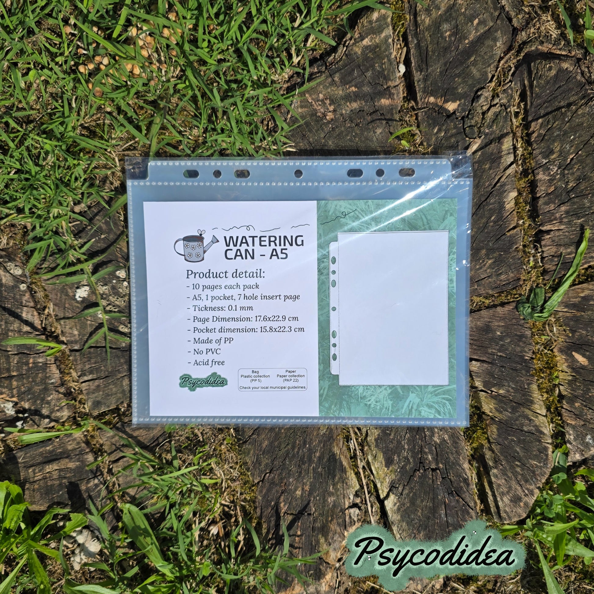 A5 Pagine con 1 tasca per raccoglitori confezione