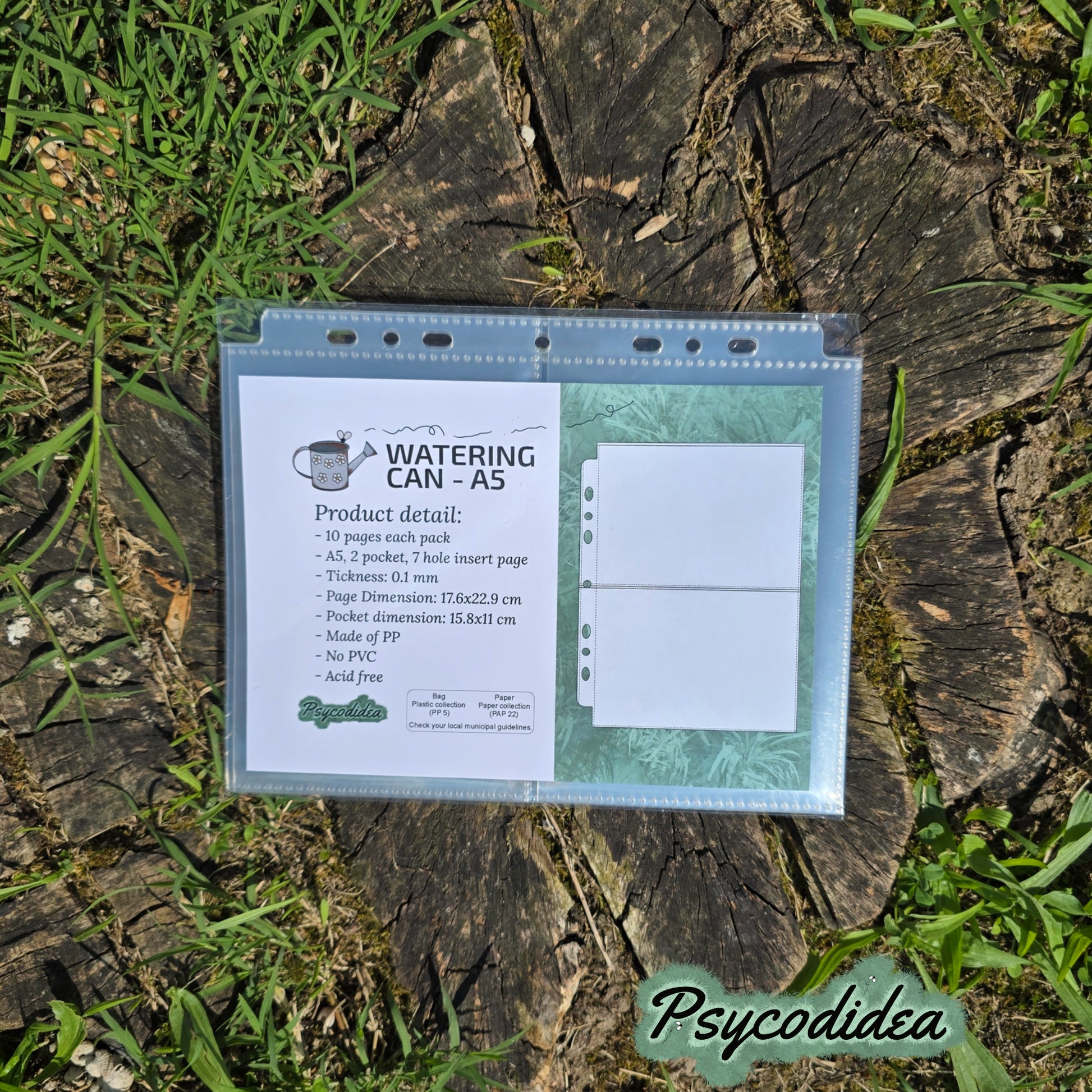 A5 Pagine con 2 tasca per raccoglitori confezione