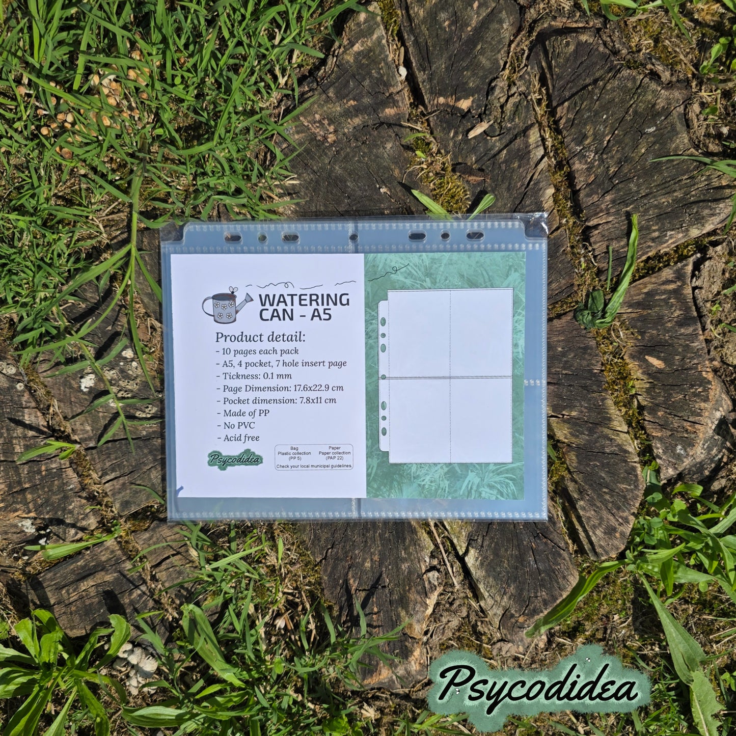 A5 Pagine con 4 tasche per raccoglitori confezione